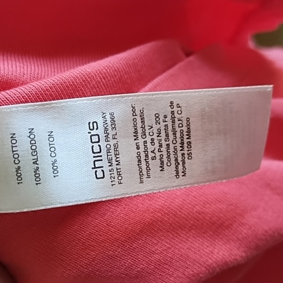 Chicos 3/4 sleeve top size 0 ( small) - Picture 6 of 6